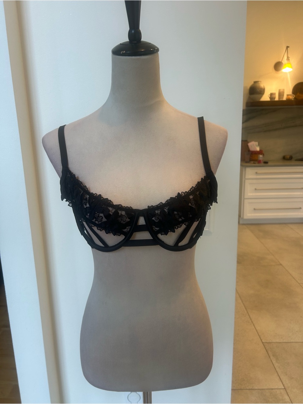 Victoria's Secret Black Lace Underwire Bra